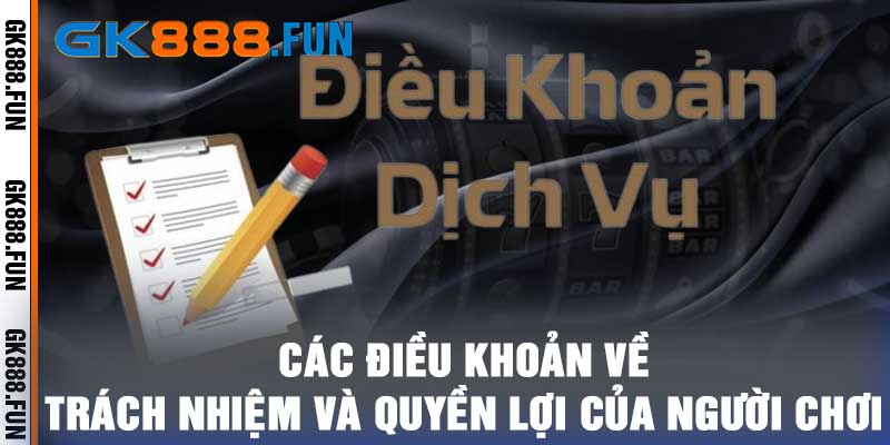 Các điều khoản về trách nhiệm và quyền lợi của người chơi